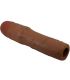 PRETTY LOVE KYLIAN FUNDA PARA PENE CON EXTENSIaN DE 76 CM MULATO