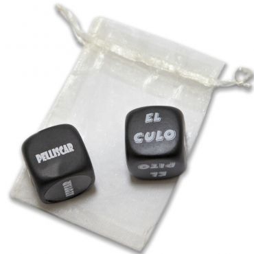 DIABLO PICANTE BOLSA DE JUEGO CON DADO SADO DADO PARTES DEL CUERPO
