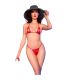 CHILIROSE CR 4840 MICRO BIKINI ROJO S M