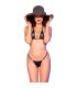 CHILIROSE CR 4840 MICRO BIKINI NEGRO S M
