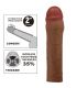 PRETTY LOVE CHANE FUNDA PARA PENE CON EXTENSIaN DE 5 CM MULATO