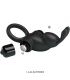 PRETTY LOVE ANILLO VIBRADOR ESTIMULADOR RABBIT CLaTORIS 10 VIBRACIONES NEGRO