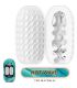 PRETTY LOVE HOT WAVE MASTURBADOR MASCULINO SILICONA BLANCO