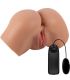 CRAZY BULL HAILEY TRASERO VIBRADOR CON VAGINA Y ANO REALaSTICO MULATO CONTROL REMOTO