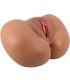CRAZY BULL LUNA TRASERO VIBRADOR CON VAGINA Y ANO REALaSTICO NATURAL CONTROL REMOTO