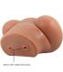 CRAZY BULL LUNA TRASERO VIBRADOR CON VAGINA Y ANO REALaSTICO NATURAL CONTROL REMOTO