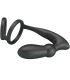 PRETTY LOVE EMONI ANILLO PENE PLUG ANAL 12 VIBRACIONES NEGRO