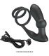 PRETTY LOVE EMONI ANILLO PENE PLUG ANAL 12 VIBRACIONES NEGRO