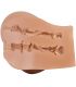 CRAZY BULL EMILIA TRASERO VIBRADOR CON VAGINA Y ANO REALaSTICO NATURAL CONTROL REMOTO