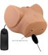 CRAZY BULL EMILIA TRASERO VIBRADOR CON VAGINA Y ANO REALaSTICO NATURAL CONTROL REMOTO