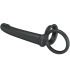 PRETTY LOVE MOSES ANILLO DOBLE PENE PARA DONLE PENETACIaN NEGRO