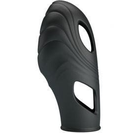 PRETTY LOVE LICH VIBRADOR DE DEDO SILICONA NEGRO