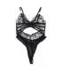 SUBBLIME 955229 BODY TRANSPARENTE CON ENCAJE HUECO NEGRO L XL