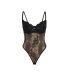SUBBLIME 955625 BODY DE ENCAJE CON CIERRE INFERIOR NEGRO L XL