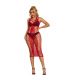 SUBBLIME 952327 VESTIDO DE REJILLA LARGO ROJO TALLA aNICA
