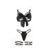 SUBBLIME 955199 SET SUJETADOR CON LAZO NEGRO AJUSTABLE S M