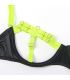SUBBLIME 955281 SET SUJETADOR CON COLLAR Y DETALLES PARA PIERNAS VERDE FLUORESCENTE L XL