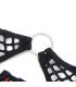 SUBBLIME 955533 CONJUNTO SUJETADOR CON CREMALLERA DE MALLA DE CHAROL ROJO S M