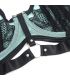 SUBBLIME 955557 CONJUNTO SUJETADOR CON CREMALLERA DE MALLA DE CHAROL VERDE S M