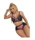 SUBBLIME 955571 CONJUNTO SUJETADOR CON CREMALLERA DE MALLA DE CHAROL ROSA S M