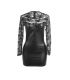 SUBBLIME 955601 VESTIDO DE MANGA LARGA CON ENCAJE NEGRO L XL