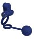 PRETTY LOVE REMINGTON DOBLE ANILLO VIBRADOR CON PLUG AZUL