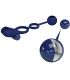 PRETTY LOVE REMINGTON DOBLE ANILLO VIBRADOR CON PLUG AZUL