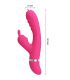 PRETTY LOVE PHOENIX VIBRADOR RABBIT MULTIFUNCIaN ROSA