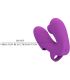 PRETTY LOVE ATHENA VIBRADOR DE DEDO CON ESTIMULADOR CLaTORIS MORADO
