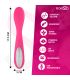 MORESSA DRUSO MASAJEADOR DUO PUNTO G Y SUERO PELVICO PREMIUM SILICONE RECARGABLE