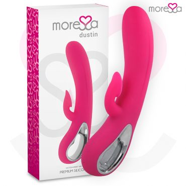 MORESSA DUSTIN ONDAS ESTIMULADORAS CLITORIAL Y POTENTE VIBRACIaN PREMIUM SILICONE RECARGABLE