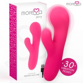 MORESSA JERRY CLIP VIBRADOR PUNTO G Y CLITORIS PREMIUM SILICONE RECARGABLE