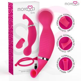 MORESSA KIRK DUO ONDAS ESTIMULADORAS MASAJEADOR MULTI PRESTACIONES PREMIUM SILICONE RECARGABLE