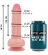 ROCKARMY MUSTANG DILDO REALaSTICO LIQUID SILICONE 18 CM O 414 CM