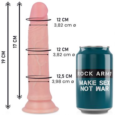ROCKARMY AVENGER DILDO REALaSTICO LIQUID SILICONE 19 CM O 398 CM