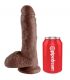 KING COCK 8 PENE REALaSTICO MARRaN 203 CM