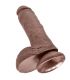KING COCK 8 PENE REALaSTICO MARRaN 203 CM