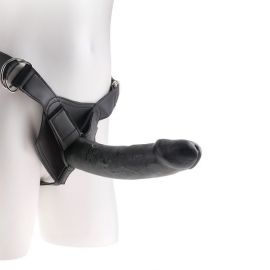 KING COCK HARNESS CON PENE REALaSTICO NEGRO 229 CM
