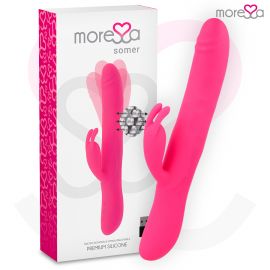 MORESSA SOMER ROTADOR PERLADO Y POTENTE VIBRACIaN SILICONA PREMIUM