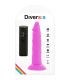 DIVERSIA DILDO REALaSTICO FLEXIBLE CON VIBRACIaN LILA 23 CM O 43 CM