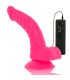 DIVERSIA DILDO REALaSTICO FLEXIBLE CON VIBRACIaN ROSA 215 CM O 45 CM