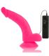DIVERSIA DILDO REALaSTICO FLEXIBLE CON VIBRACIaN ROSA 215 CM O 45 CM