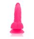 DIVERSIA DILDO REALaSTICO FLEXIBLE CON VIBRACIaN ROSA 215 CM O 45 CM