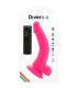 DIVERSIA DILDO REALaSTICO FLEXIBLE CON VIBRACIaN ROSA 215 CM O 45 CM
