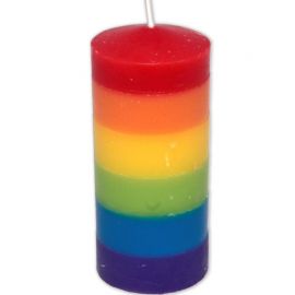 PRIDE VELA GRANDE CON LA BANDERA LGBT