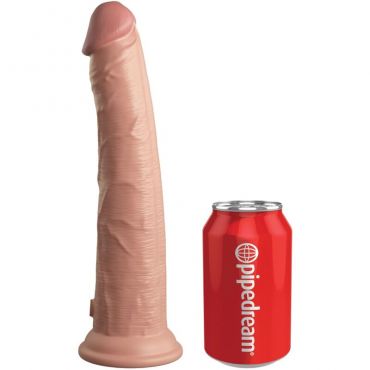 KING COCK aLITE DILDO REALaSTICO SILICONA 254 CM