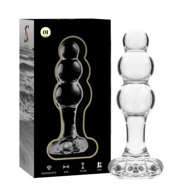 NEBULA SERIES BY IBIZA MODELO 1 PLUG CRISTAL TRANSPARENTE 105 CM O 3 CM
