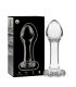 NEBULA SERIES BY IBIZA MODELO 2 PLUG CRISTAL TRANSPARENTE 11 CM O 35 CM