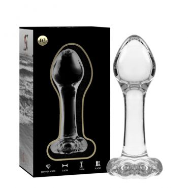 NEBULA SERIES BY IBIZA MODELO 2 PLUG CRISTAL TRANSPARENTE 11 CM O 35 CM