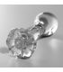 NEBULA SERIES BY IBIZA MODELO 2 PLUG CRISTAL TRANSPARENTE 11 CM O 35 CM